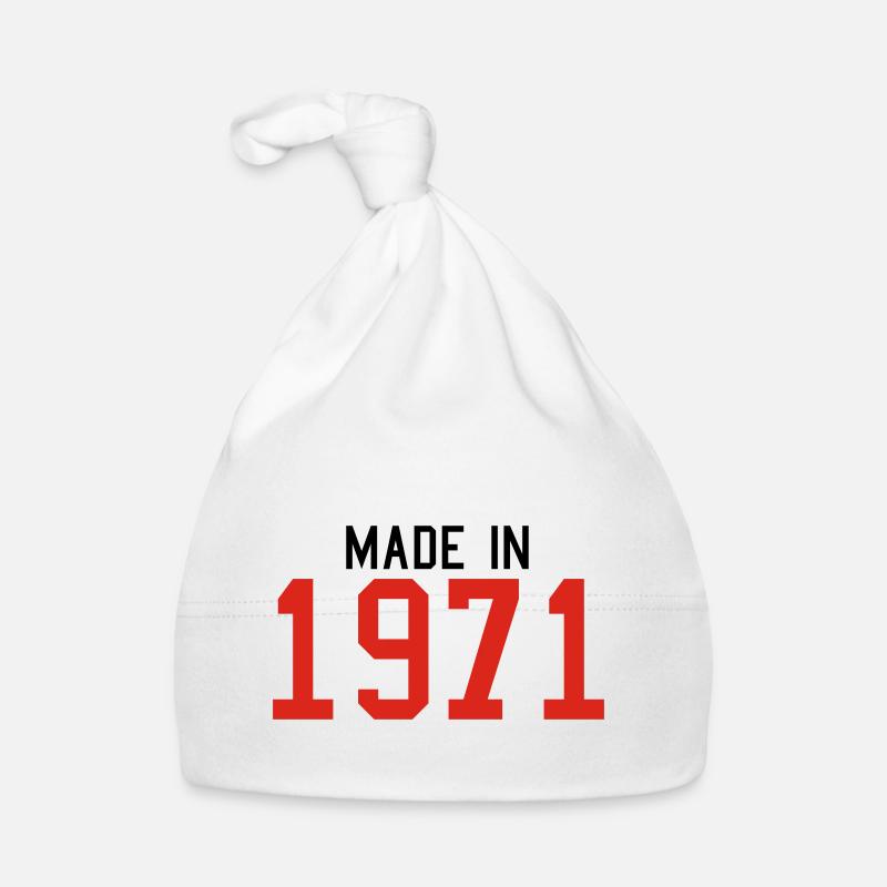 1971 - Baby Bio-Mütze - Weiß