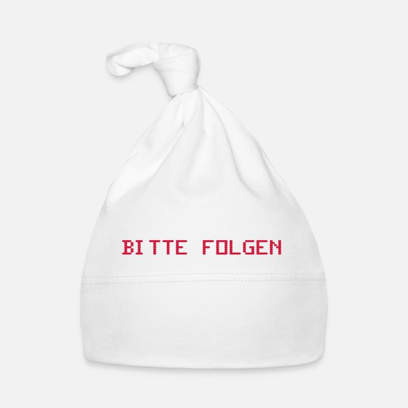 BITTE FOLGEN Baby Bio-Mütze