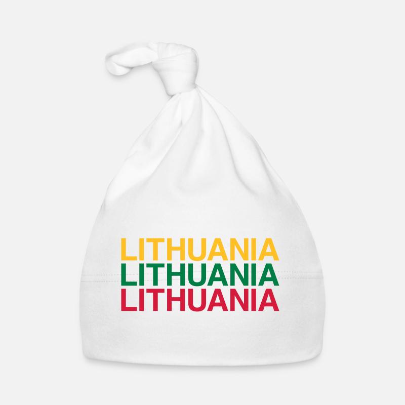 LITHUANIA Lithuania flag Organic Baby Cap