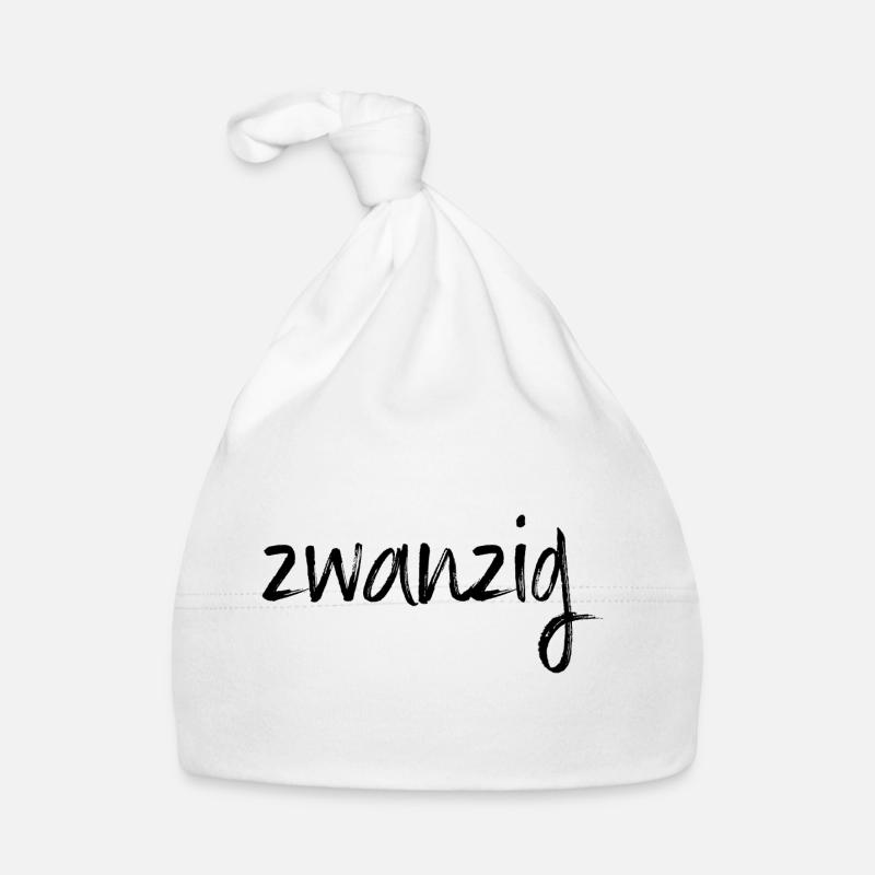 20 zwanzig 20. Geburtstag Geschenk Baby Bio-Mütze