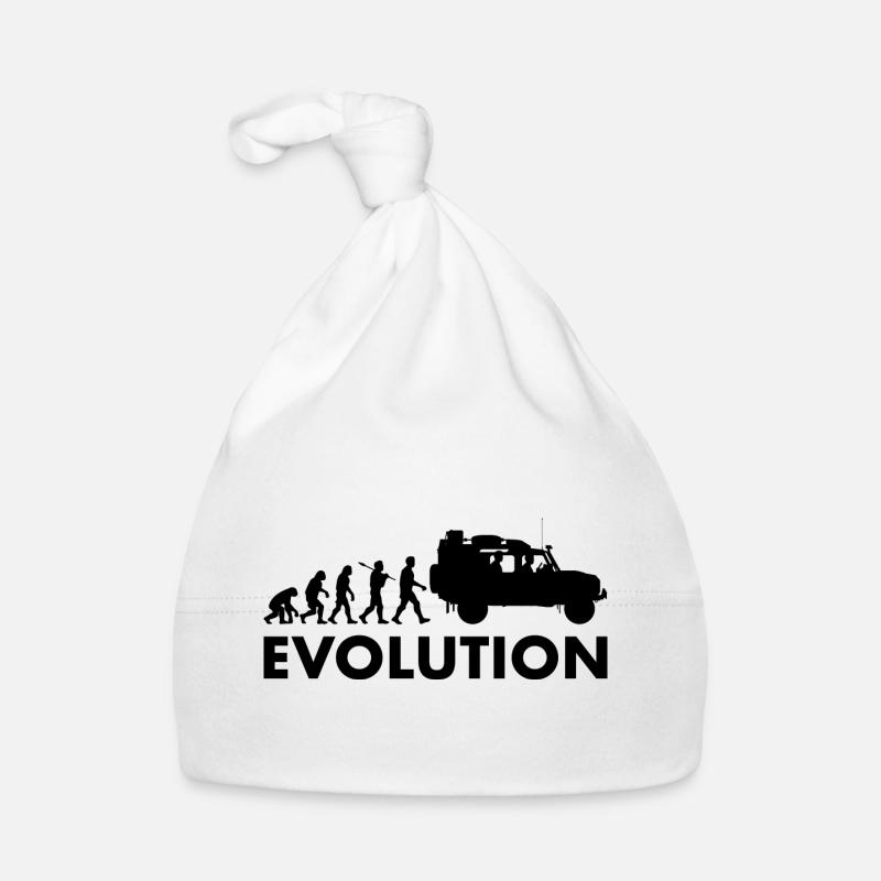 Defender 110 Offroad Evolution - Organic Baby Cap - white
