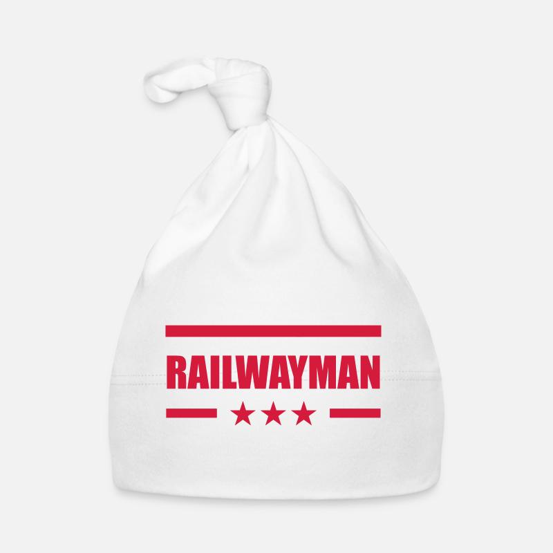 Eisenbahner / Eisenbahnen / Eisenbahn / Bahn Baby Bio-Mütze