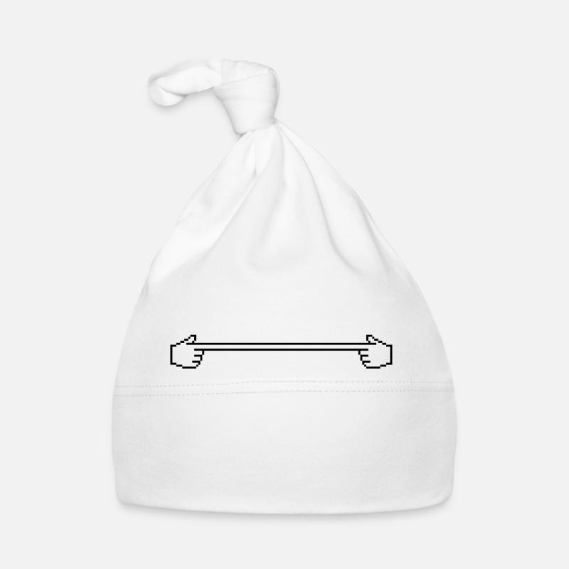 Stroke Hand Pointer Organic Baby Cap