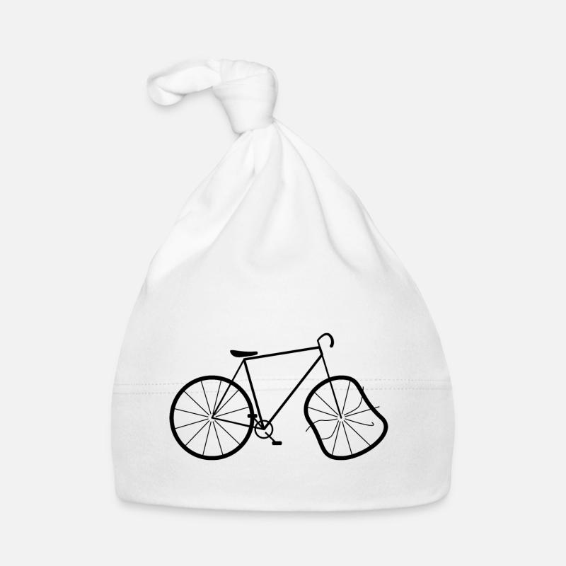 Fahrrad mit Achter - Crash Baby Bio-Mütze