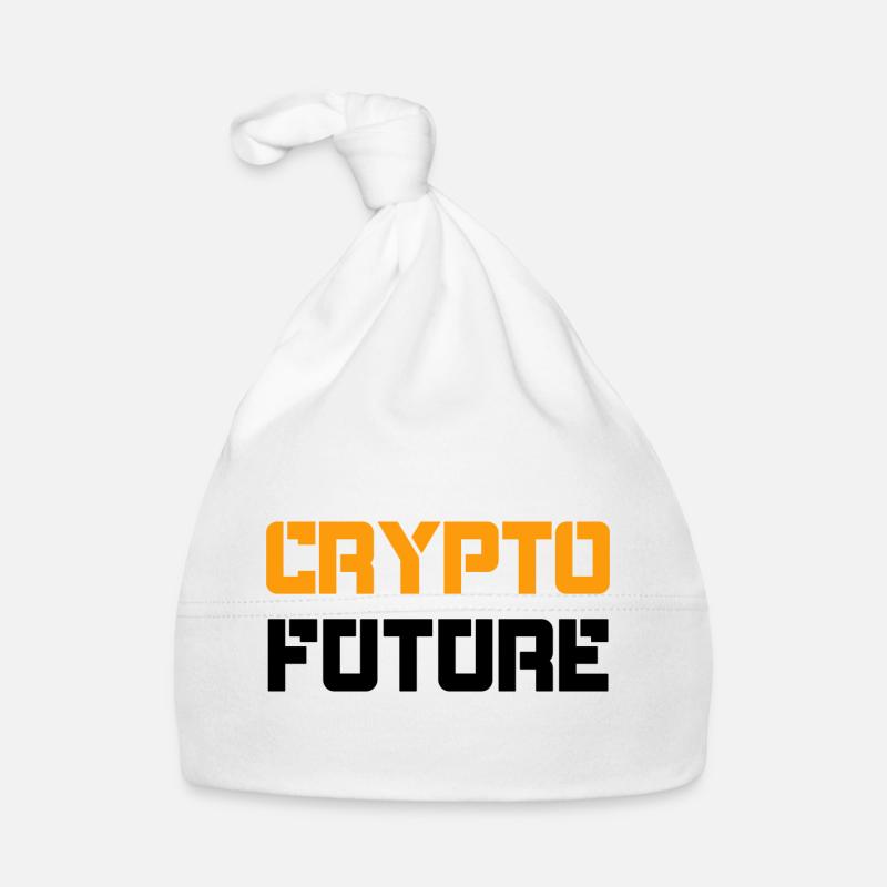 CRYPTO FUTURE Kryptowährungen Blockchain Baby Bio-Mütze