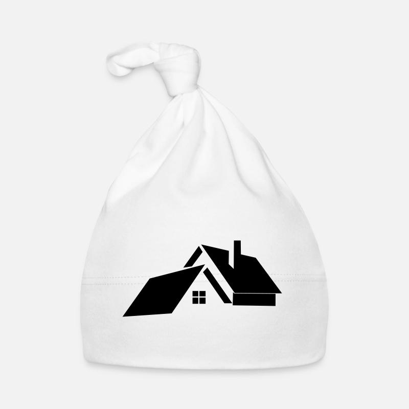 Logo for home or house Organic Baby Cap