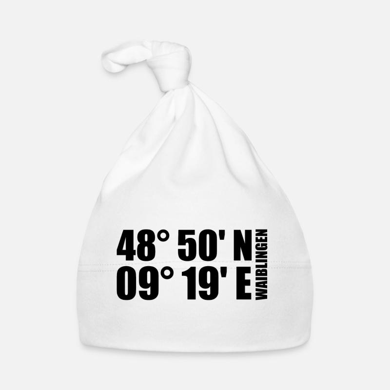 Waiblingen coordinates Organic Baby Cap