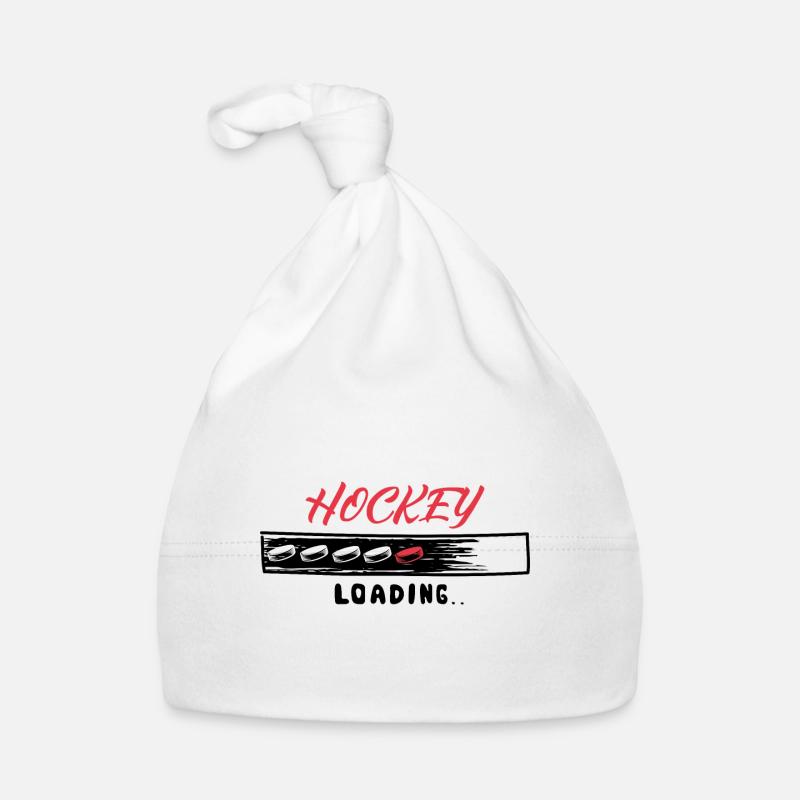 Hockey Loading Eishockey Weltmeister Geschenkidee Baby Bio-Mütze