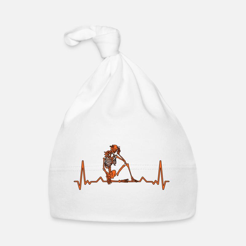 Fréquence cardiaque du squelette Bonnet bio Bébé