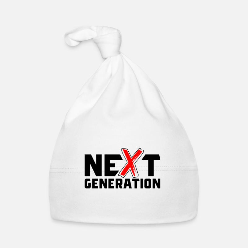 Lettres X de nouvelle génération / symbole X Bonnet bio Bébé