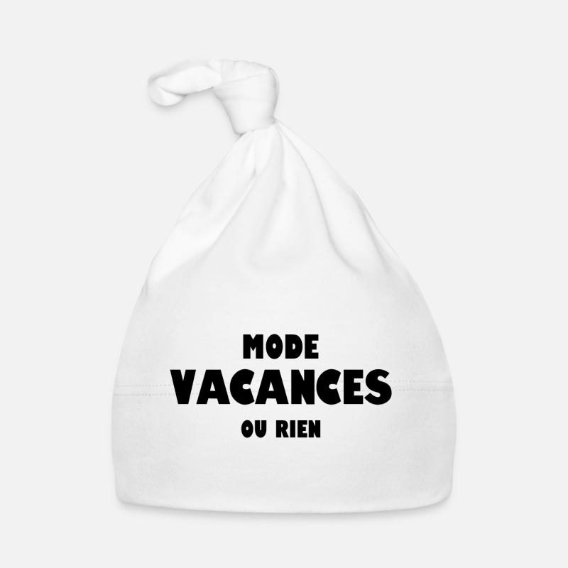 Mode vacances ou rien Bonnet bio Bébé