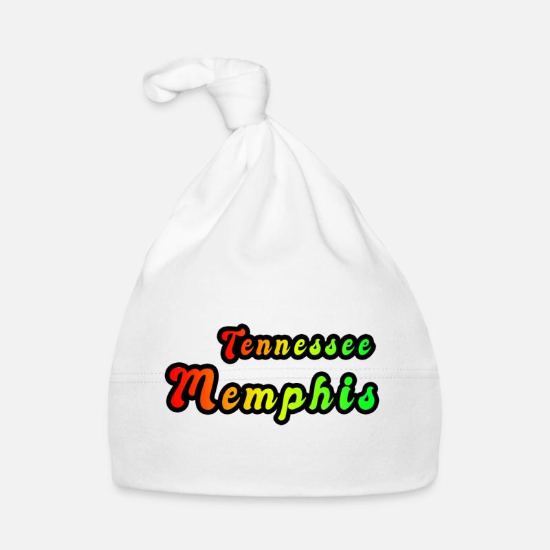 Memphis Tennessee Regenbogen Design Baby Bio-Mütze