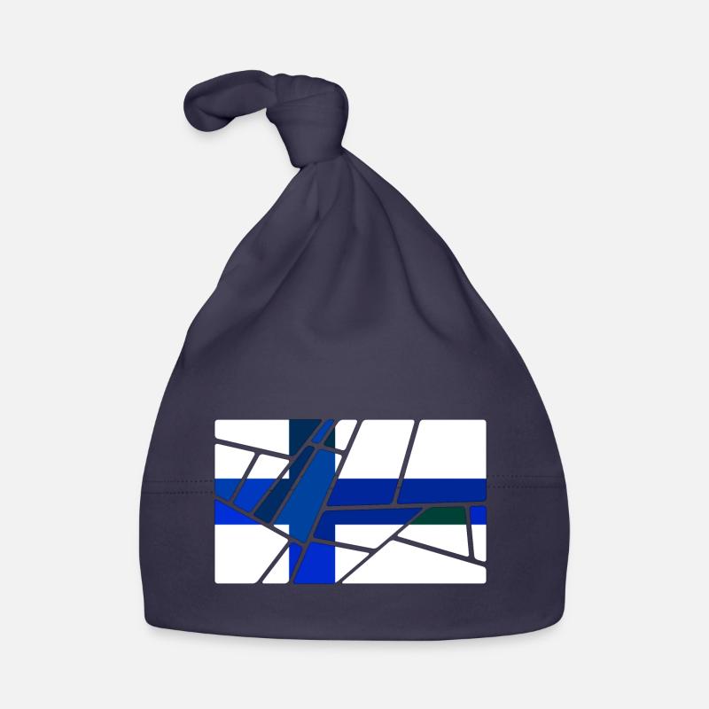 Flag Finland Organic Baby Cap