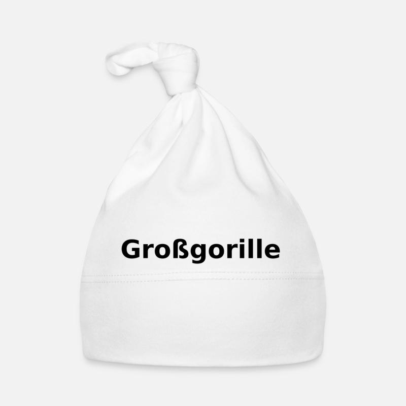 Großgorille Baby Bio-Mütze