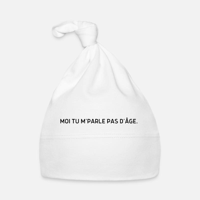 Moi tu m parle pas d’âge Bonnet bio Bébé