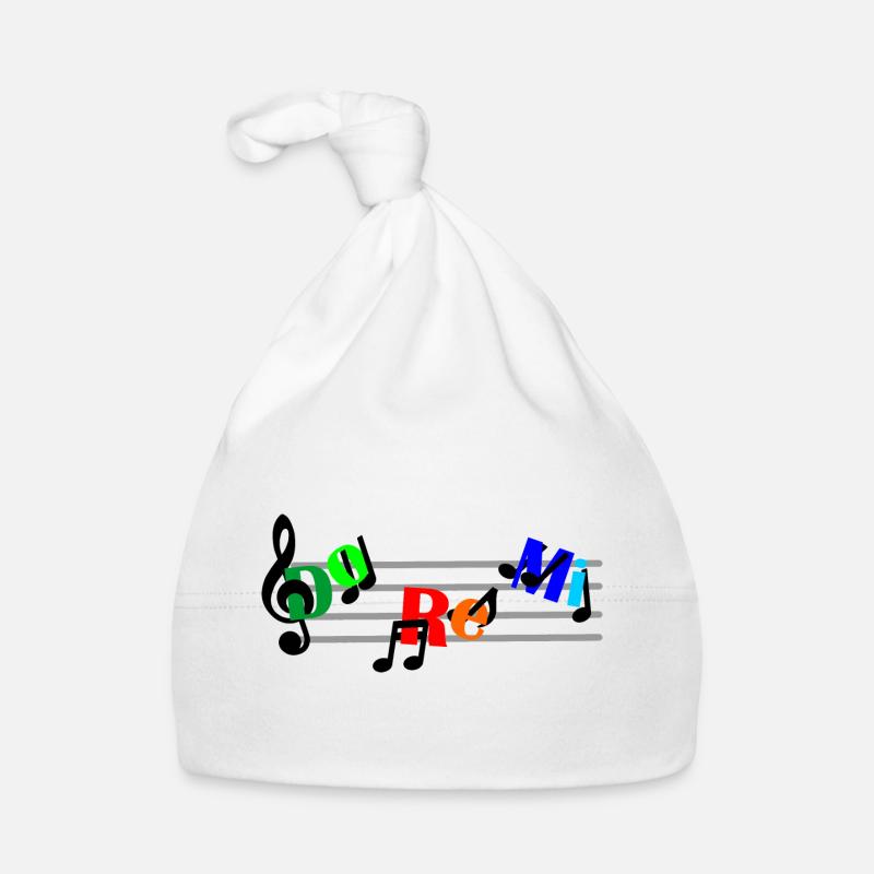 Do re mi Skala Farbe Baby Bio-Mütze