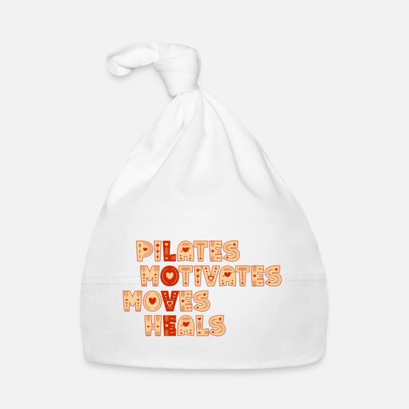 Pilates Motiviert Bewegt Heilt Baby Bio-Mütze