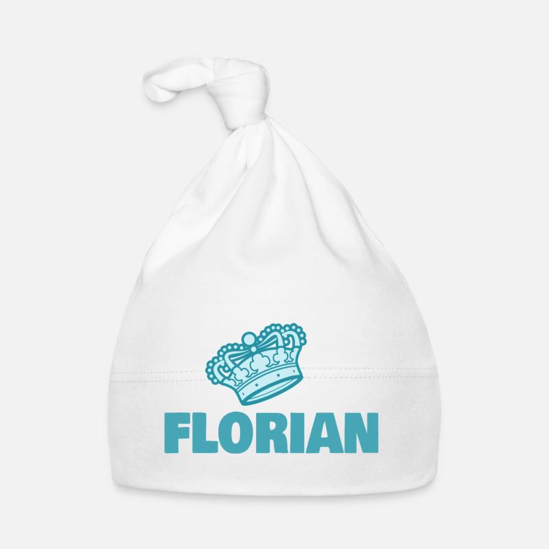 Geschenk für Florian Baby Bio-Mütze