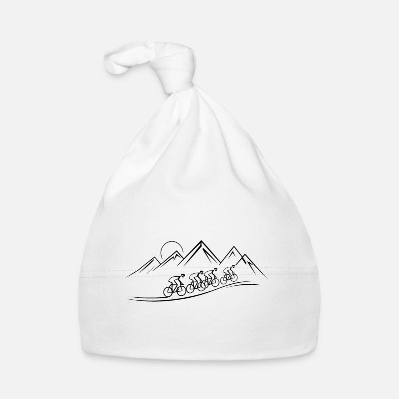 Bicycle Tour Mountains Bicycle Nature Excursion Organic Baby Cap