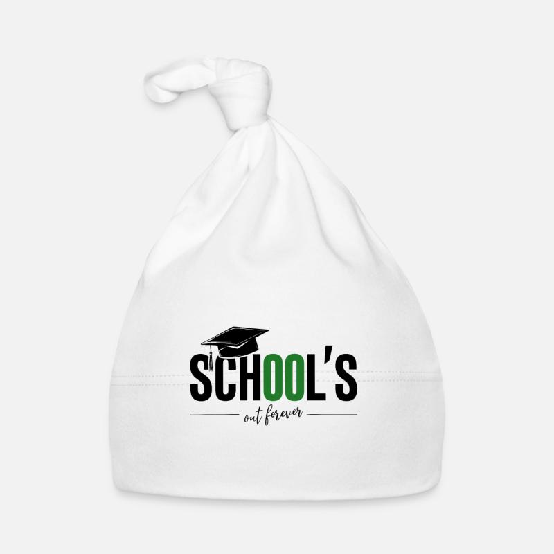 L’école Schulabschluss Abschlussfeier est finie pour toujours Bonnet bio Bébé