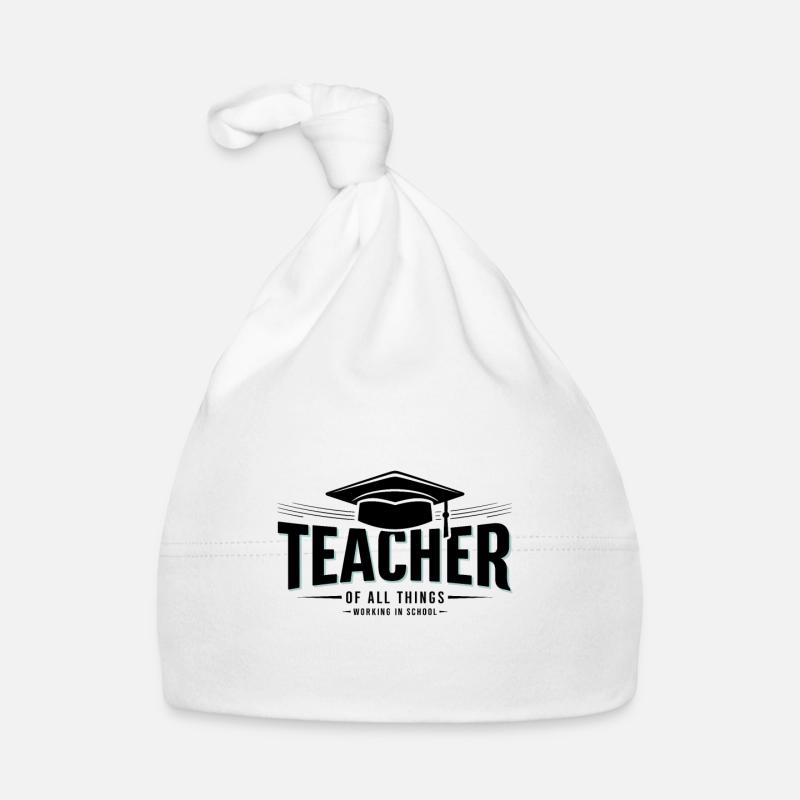 Teacher Lehrer Lehrerin Schule Beruf Baby Bio-Mütze
