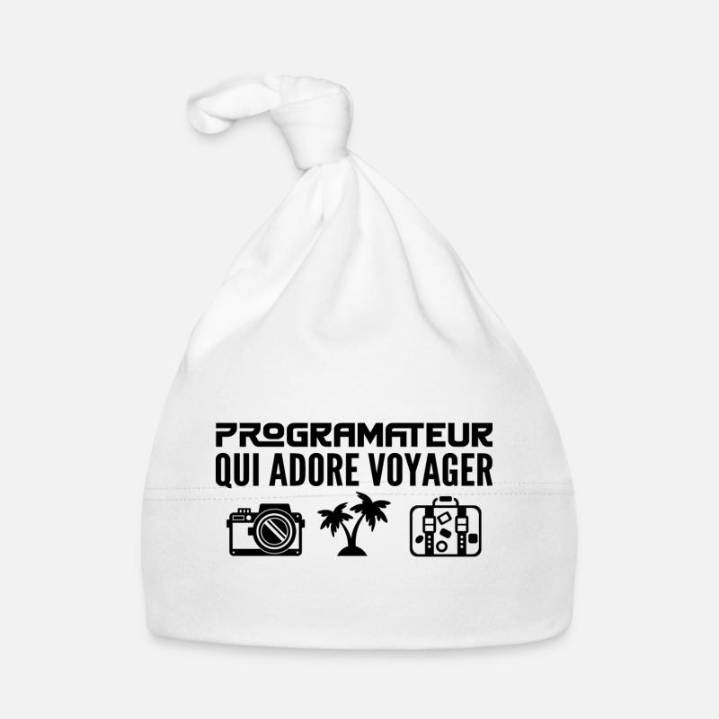 Travelers & Programmers: Passion & Discovery Organic Baby Cap