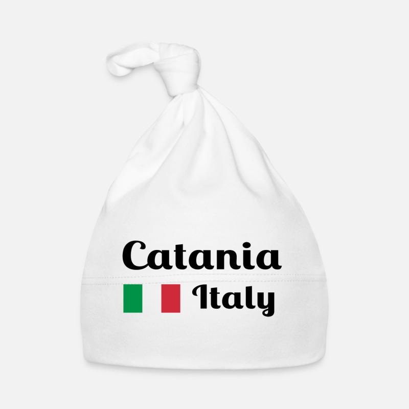 Catane, Italie - Imprimés élégants Bonnet bio Bébé