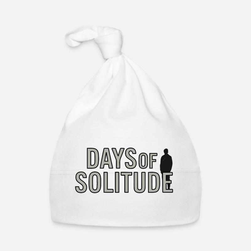 Minimalistische einsame Silhouette Illustration Baby Bio-Mütze