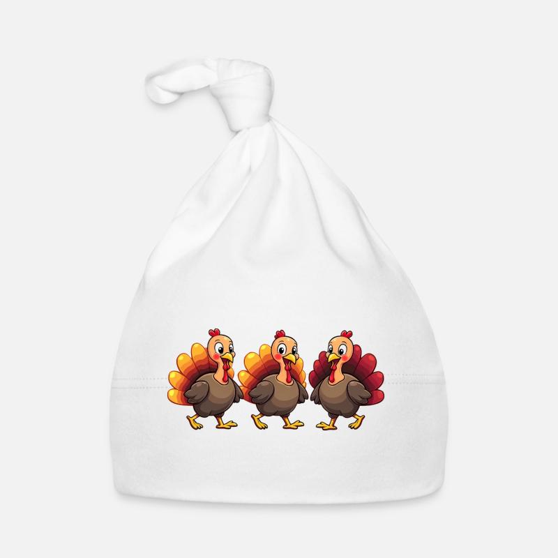 Bébé dinde de Thanksgiving Bonnet bio Bébé