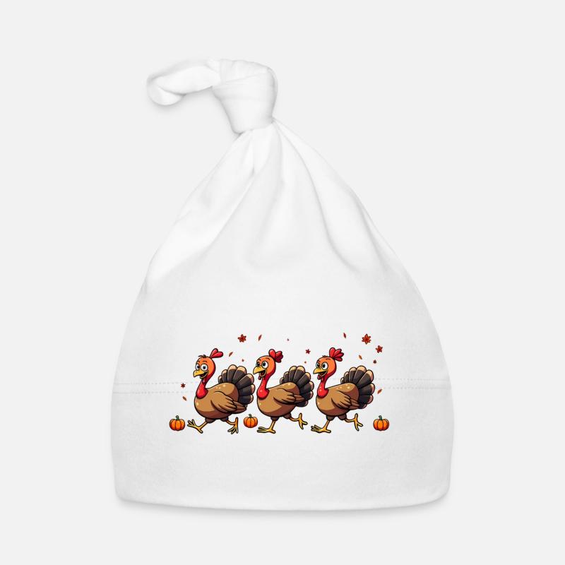 Bébé dinde de Thanksgiving Bonnet bio Bébé