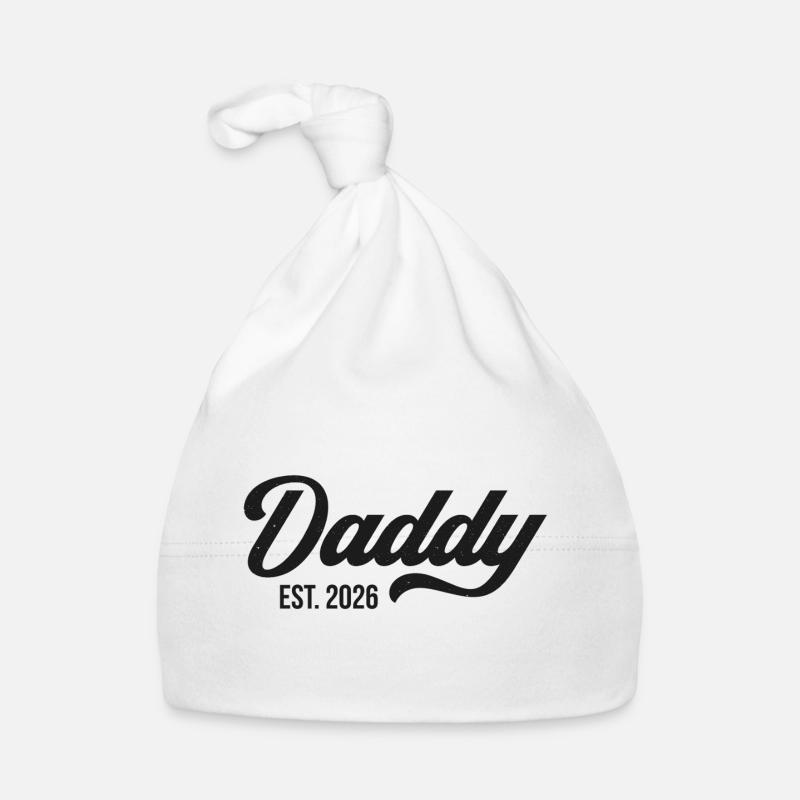 Daddy Est. 2026 Baby Bio-Mütze