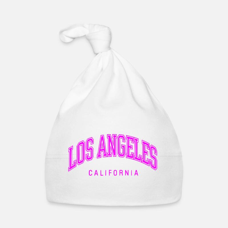 Neon Arch Los Angeles Lettering Organic Baby Cap