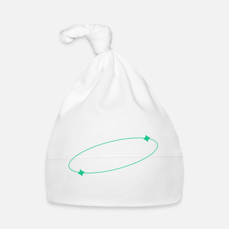 Elliptischer Sternenring Baby Bio-Mütze