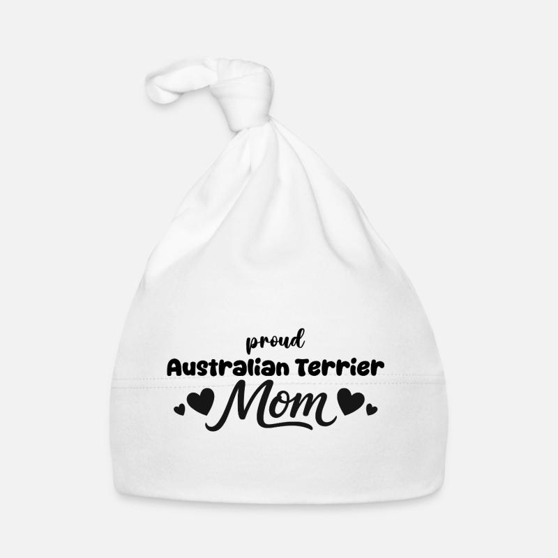 Fière mère Aussie Terrier, Australienne Bonnet bio Bébé