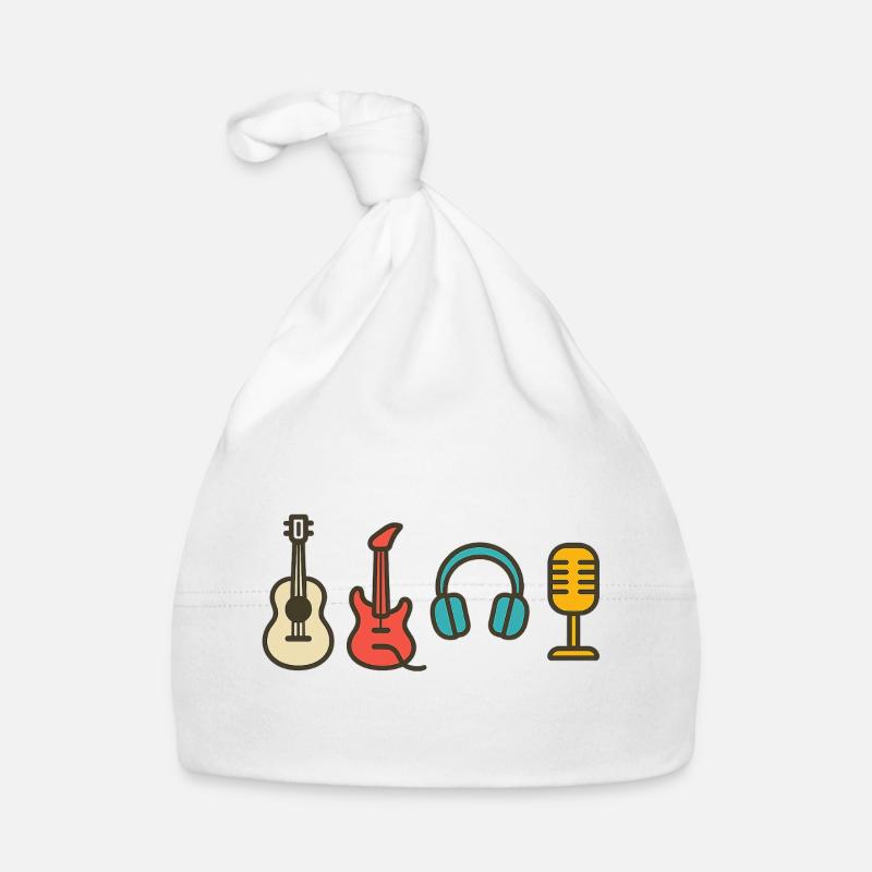 Notes musicales : Cadeau de conception rythmique et rythmique Bonnet bio Bébé