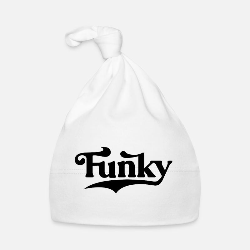 Musique funky Conception typographique audacieuse Bonnet bio Bébé