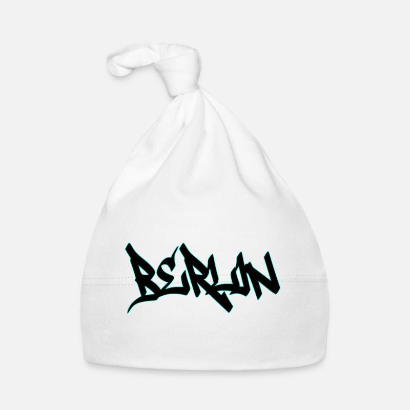 Neon Graffiti Lettering Organic Baby Cap