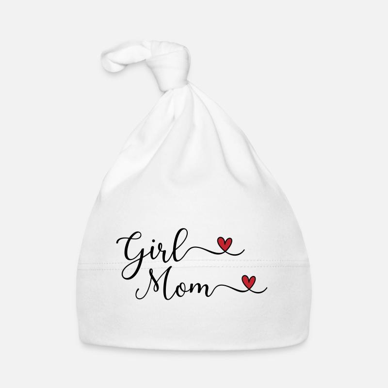 Girl Mom Baby Bio-Mütze