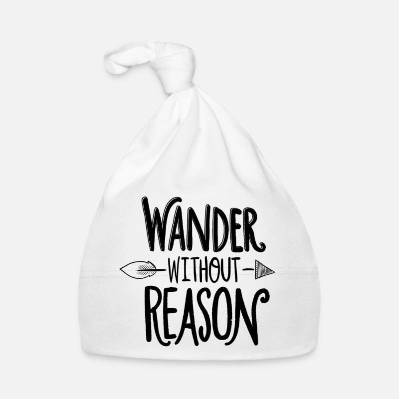 wander without reason - Baby Bio-Mütze - Weiß