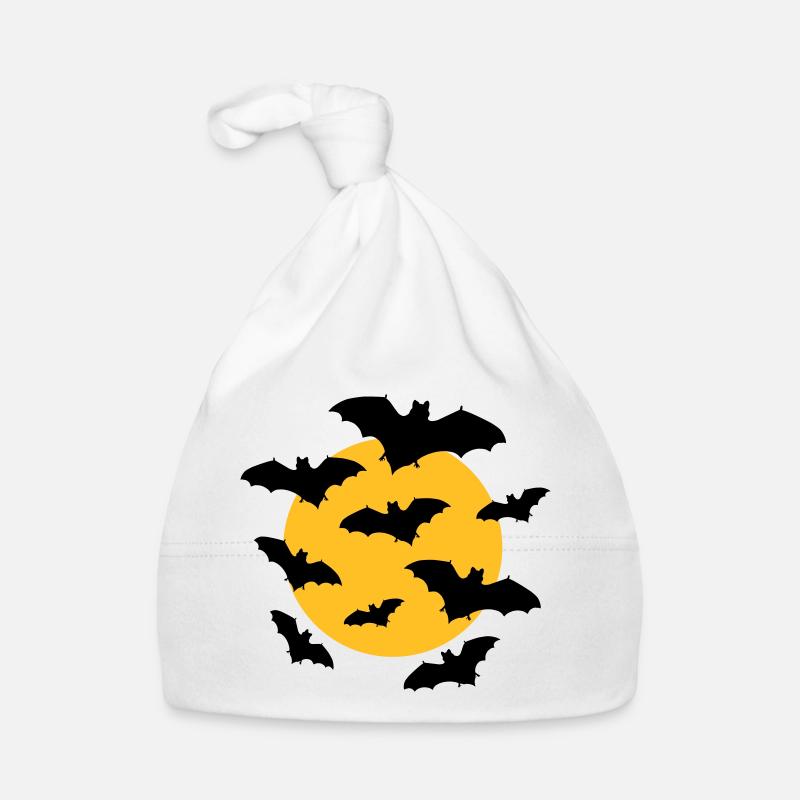 Bats & Moon Bonnet bio Bébé