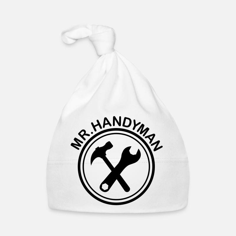 Handwerker handyman Baby Bio-Mütze