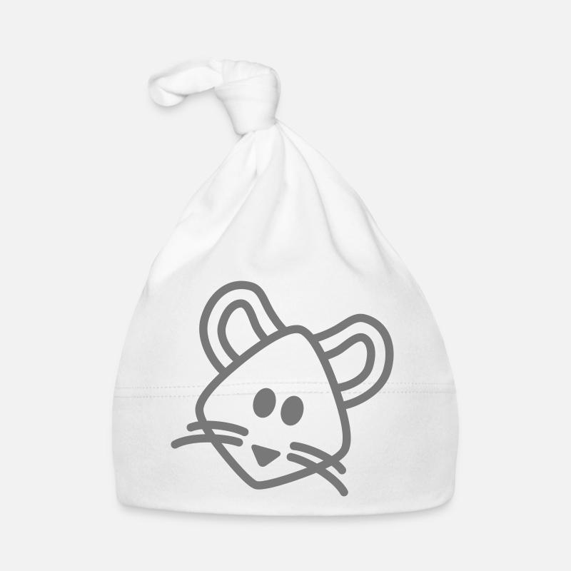 mouse Maus Mäuschen Baby Bio-Mütze