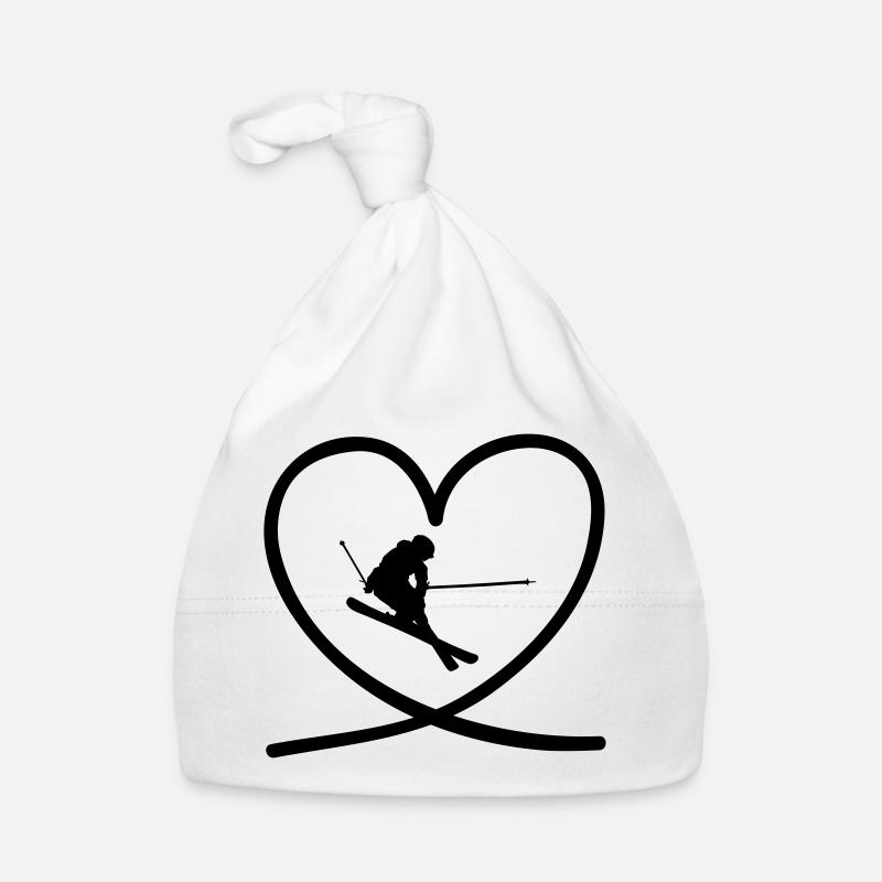 I love Ski Baby Bio-Mütze