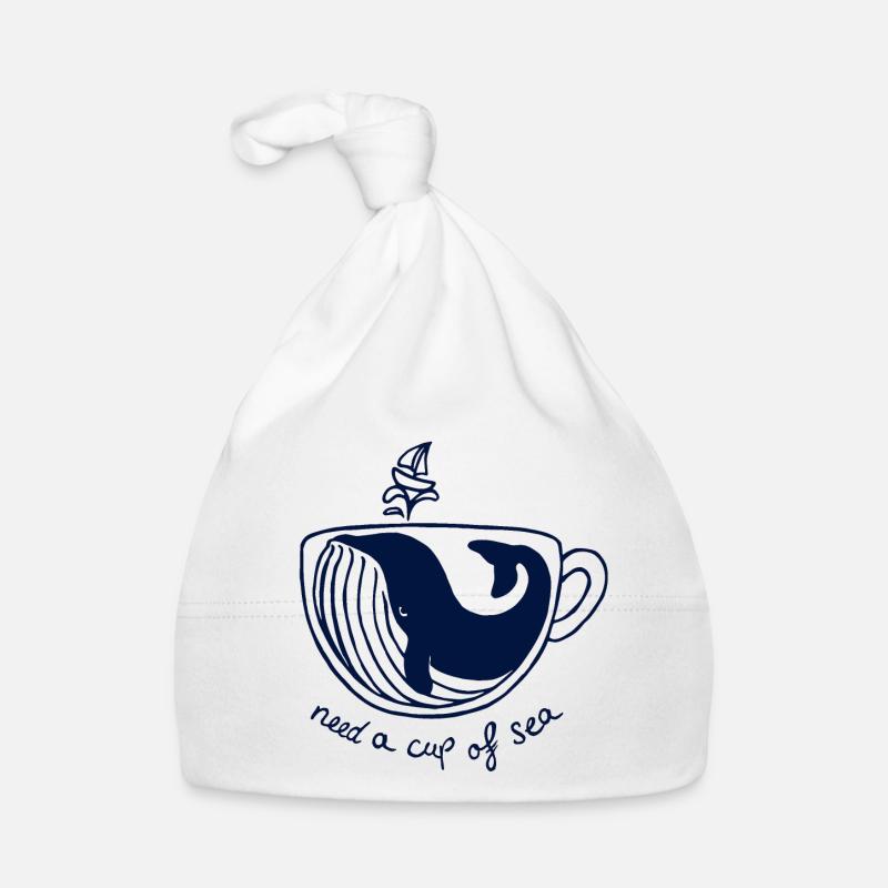 brauche eine Tasse See maritim Wal Baby Bio-Mütze