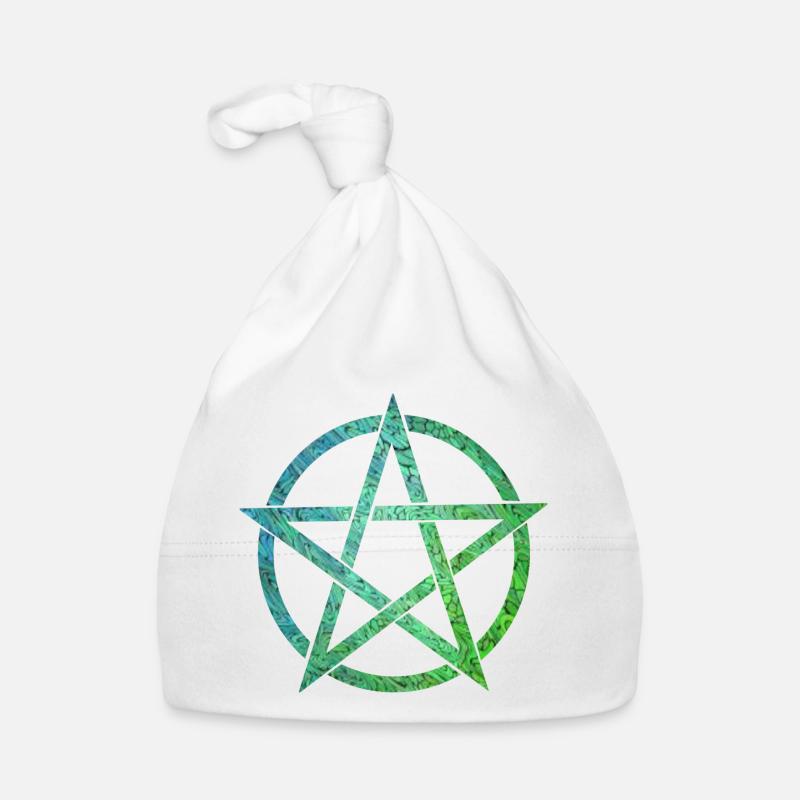 pentagramme ebru 5 Bonnet bio Bébé