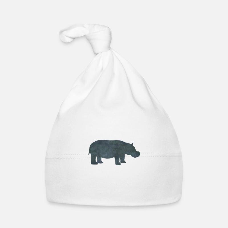 HIPPO - Baby Bio-Mütze - Weiß