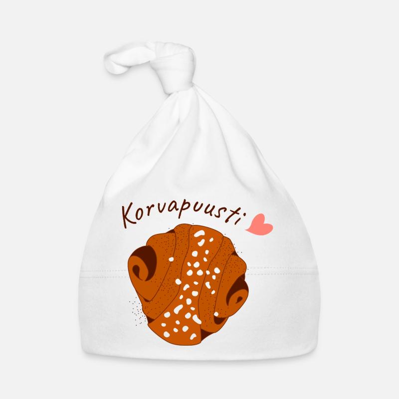 Finnische Zimtschnecken - Korvapuustit Baby Bio-Mütze