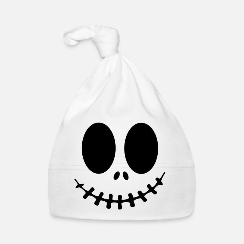 Halloween face Bonnet bio Bébé