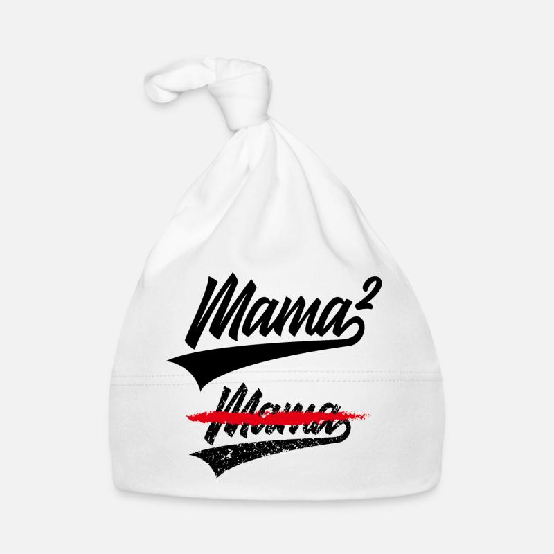 MAMA HOCH 2 KINDER Baby Bio-Mütze