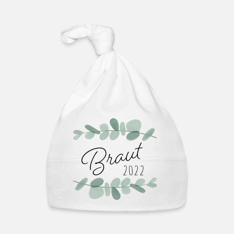 Braut 2022 Eukalyptus Baby Bio-Mütze